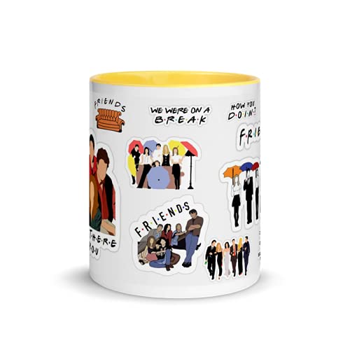 TAJNAN Coffee Mug for Friends/Brother (350ml,Yellow) - Best Gift for Valentines