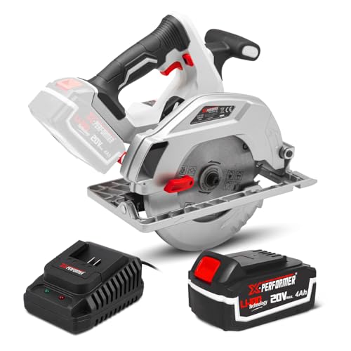 Akku-Kreissäge, 20 V, mit Akku 4 Ah. X-Performer