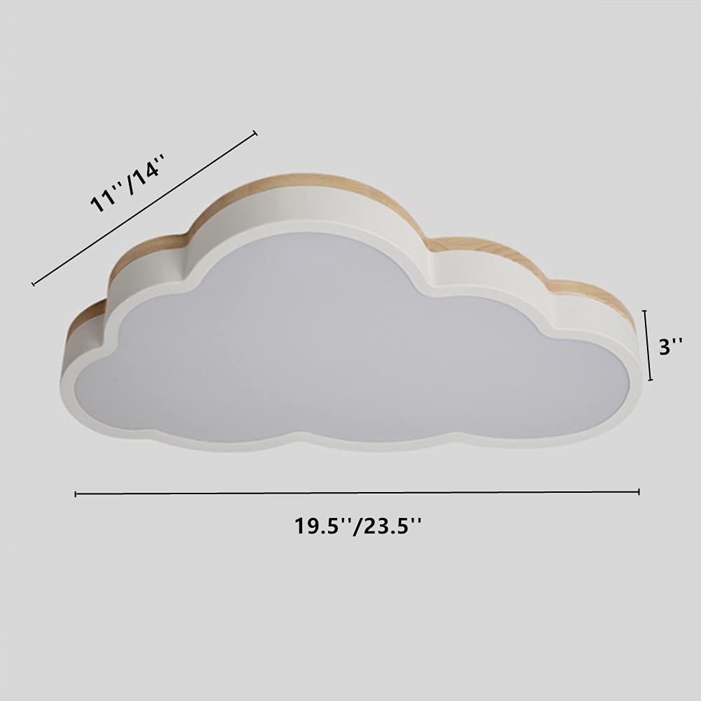 Plafonnier LED Moderne pour Enfants - Lampe de Chambre Nuage en