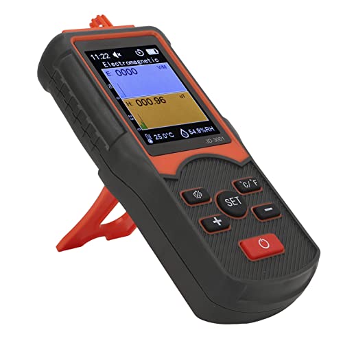 JD-3001 Counter Easy Reading Detector for Nuclear Radiation Electromagnetic Radiation: ABS Material, Backlight, Timing Shutdown and Threshold Alarm Function for Construction Engineering, Industrial