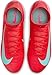 Nike Mercurial Superfly 10 Pro FG High-Top Soccer Cleats (HF9433-800, Ember Glow/Aurora Green) Size 10