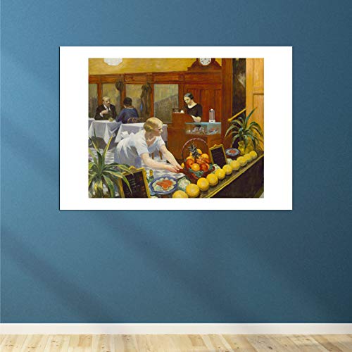 Affiche Edward Hopper Tables for Ladies format extra large pour decoration murale - 4