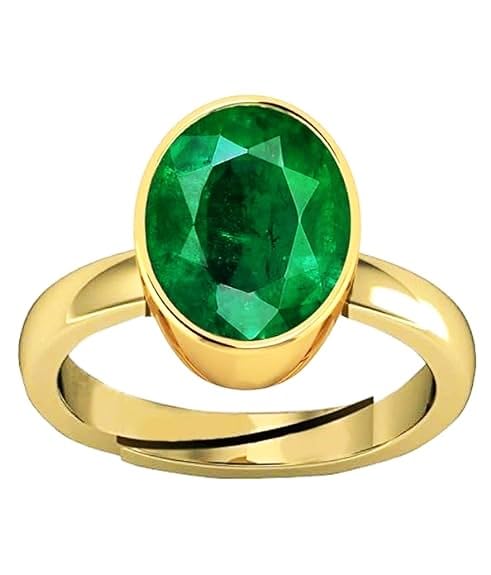 kirti sales Certified 11.25 Ratti 10.62 Carat Emerald Panna Gemstone Ring for Women's and Men's-picture-21