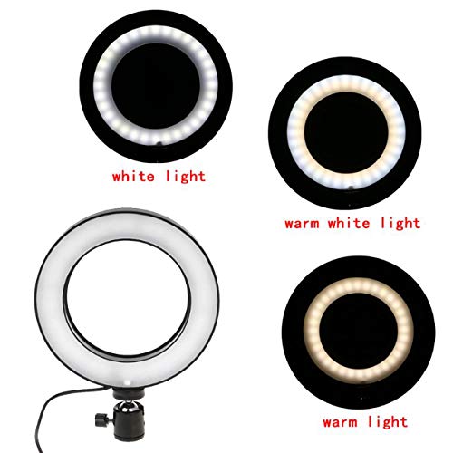 Ring Light 16cm Led Bicolor Dimmer C/Tripé Blog Make Up I20