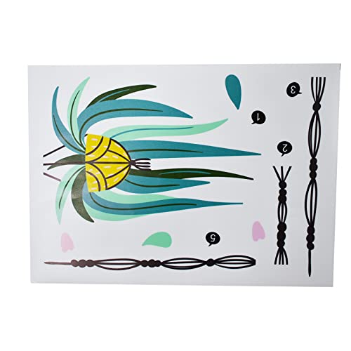 Maydahui Hanging Potted Plant Wall Decals Succulent Cactus Wall Sticker (27In W X 30In H) Peel And Stick Removable Bonsai Wall Art Murals Decor For Bedroom Living Room Offices(Petal Leaves) #TOP6