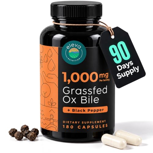 Eleva Nutrition Grass-Fed Ox Bile 1000mg