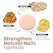 Beetles Nail Strengthener and Growth Concealer - Pink White Nail Polish Shimmer Natural Concealer Fingernail Polish, Fast Dry Quick Oil for Salon Home Daily Work - 0.51 FL OZ