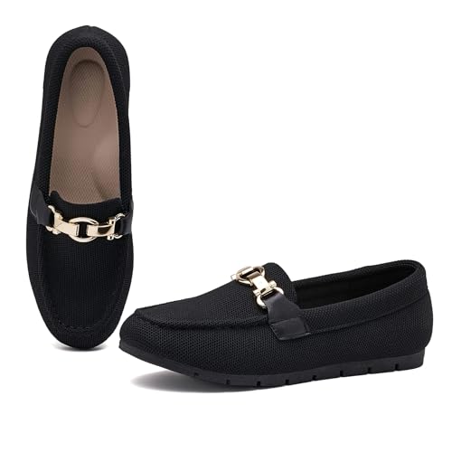 Image of Cvistpieo Loafers for Women Business Casual Shoes Comfortable & Lightweight Penny Loafers Slip On Work Flats
