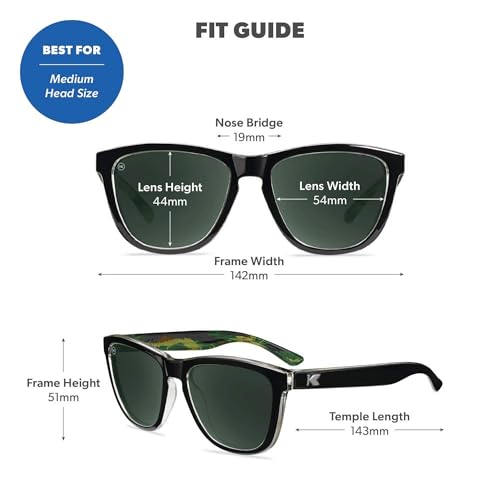 Image of Knockaround Square Polarized Sunglasses for Men & Women - UV400 Protection