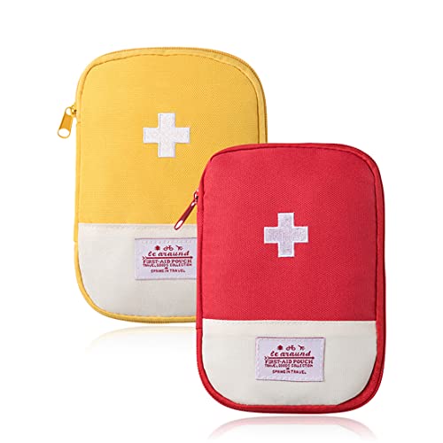XPEX 2 Stück Medikamententasche Unterwegs Klein, Notfalltasche,...