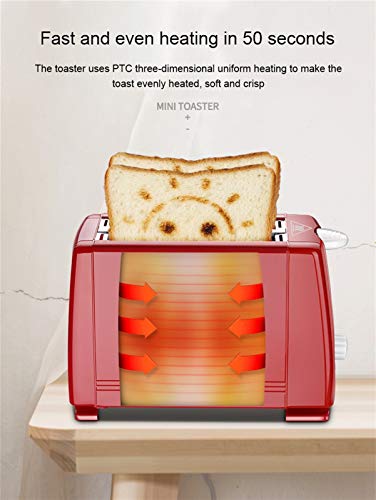 WANGYIYI Mini-Haushalts-Toaster-elektrische Backen-Brot-Maschine Vollautomatischer Frühstücksmaschine Maschinen… – Bild 3