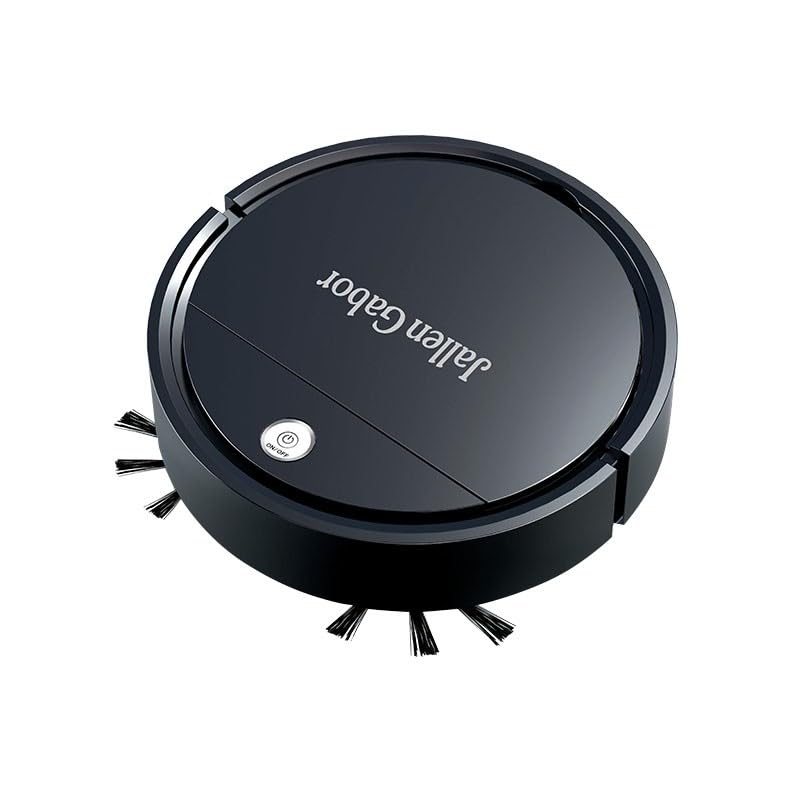 Carpet Cleaner Robot Vacuum Cleaner Wet Dry Sweeping Rechargeable Intelligent Vacuum One In And Small Appliances Remote Control Robot Compatible Smart Mops for Floor Cleaning Deal of the Day (Black)