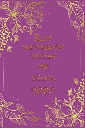 Las leyendas nacen en enero 1991: Cuaderno-blush notes (6x9)110 paginas , Rosa Diario Regalo De Cumpleaños Niñas mujeres, esposa, novia ..., linda ... con nombre personalizado a nombre específico.