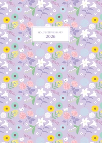 5311 ハウスキーピングダイアリー・B5判(フラワー)(2026年版家計簿) (2026年版) (SANNO DIARY)