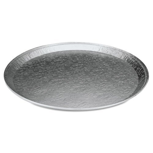 Dcs Deals SERVING-TRAY-16 Multi-Pack Of 12 Disposable Aluminum Round Flat Serving Trays – Perfect Disposable Tray For Vegetable Platters thumb #1