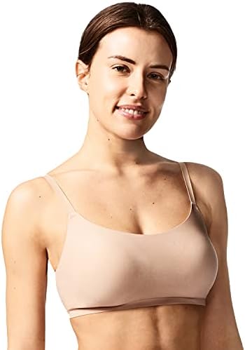 Chantelle womens Softstretch Scoop Padded Bralette Bra, Ultra Nude, Medium-Large US