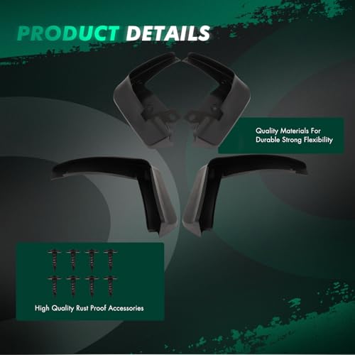 Image of SCITOO Set of 4PCS Universal mud Flaps for 2008-2012 for Honda for Accord Front & Rear mud Flaps Splash Guard Set