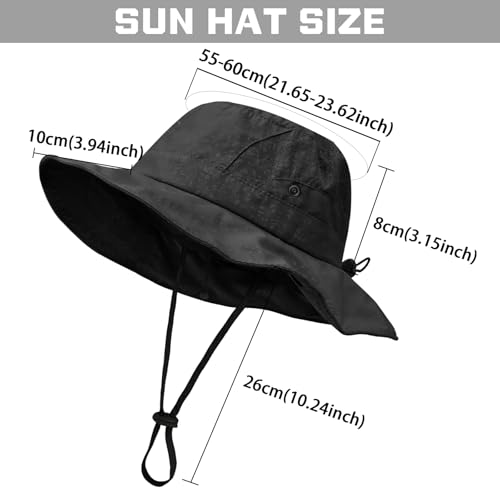 Sombrero de sol unisex con protección UV plegable miniatura 2