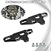BILLFARO 2Pcs Oil Pump Alignment Tool,Billet Aluminium Oil Pump Guide Kit Tool Cam Swap Pickup Tube Girdle Brace Hold Down Installation Engines Tool for Gen V Lt1 Lt4 Lt5 L83 L86 L87 Engines (BLACK)