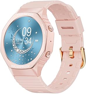 LIGE Smartwatch Damen mit Telefonfunktion,1.32" Fitnessuhr Damen mit Blutdruckmessung Pulsuhr Schlafmonitor Menstruationszyklus,IP67 Wasserdicht Schrittzähler iOS Android