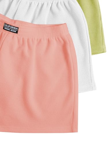 Image of SOLY HUX Women's Summer Shorts 3 Packs Casual Comfy Shorts Sets