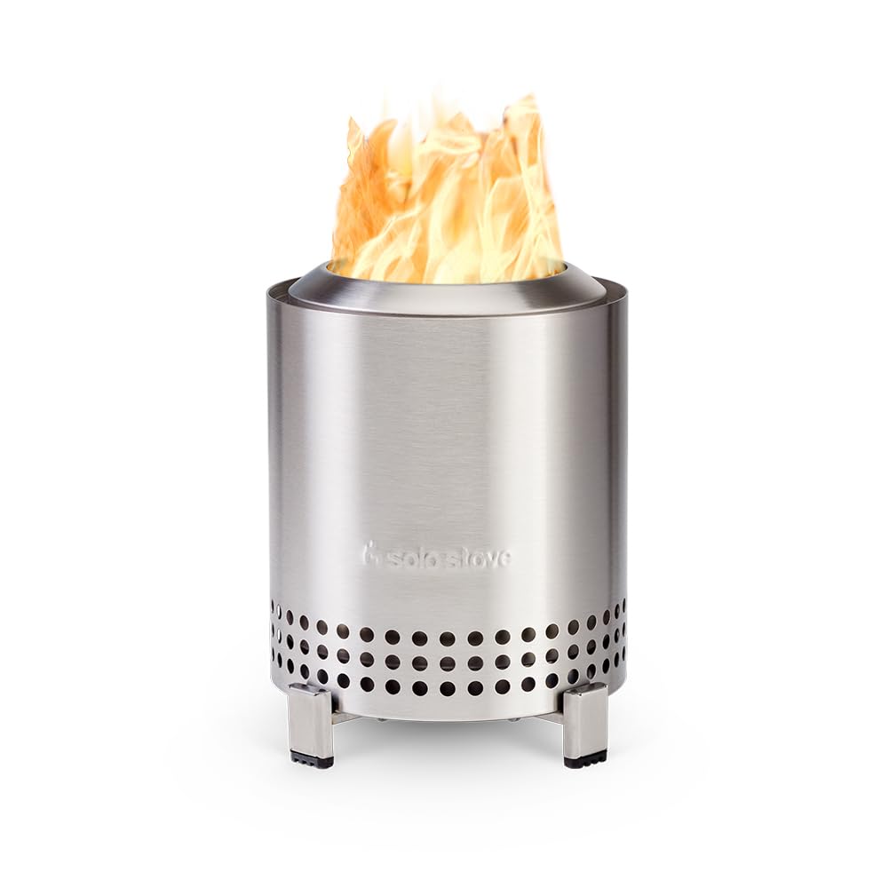 Solo Stove Mesa Tischfeuer Outdoor | Raucharmer Mini Tischkamin, Deko für  Garten, Terrasse und Balkon, Mit Pellets oder Holz, Edelstahl, Inkl.  Standfuß, Aufbewahrungsbeutel, 17,5 x 13cm, 635g, Silber : Amazon.de: Garten