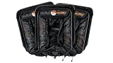 Guru Team Guru 2.5m Keepnet Triple Pack | Match Fishing Keepnets x3 | for Commercial Fisheries | Space Saving | Locking Mechanism | Weighted Bottom Ring | Dark Finish to Keep Fish Calm | Code GKNT25T