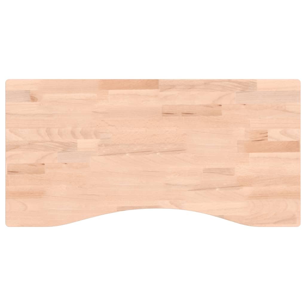 Akcesoria do mebli biurowych, blat biurkowy 80 x (36-40) x 2,5 cm meble z litego drewna bukowego
