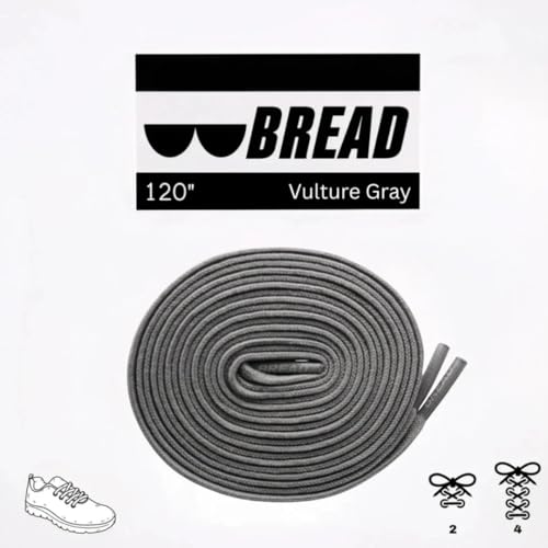 Image of Bread Elastic Shoelaces - Tie Once, Slip On Convenience - Premium Stretch Laces for Boots, Running Shoes, and Everyday Wear