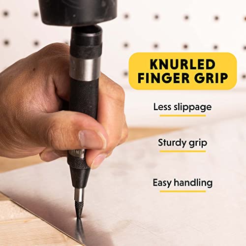 image for General Tools Heavy-Duty Automatic Center Punch #78 - Nail Punch Tool 