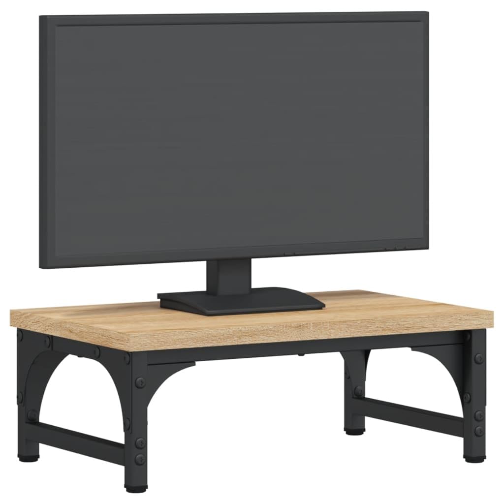 Toshilian Support Moniteur Bois Chêne Sonoma - Réhausseur Bureau 105x23x15.5cm