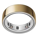 Oura Ring 第4世代 – ゴールド – サイズ7 – スマートリング|まずはサイズ確認:専用サイズキット対応|睡眠・心拍・フィットネスを計測|最長8日間バッテリー持続