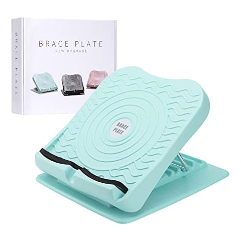 Latauar Adjustable Stretch Board, Slant Board - Non-Slip Balancing Fitness Pedal with Adjustable 5 Level, Portable Ankle and Foot Incline Board, Blue Cover
