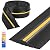 MYFAMIREA 10FT Garage Door Bottom Threshold Seal Strip with 300ml Black Adhesive/Sealant, Universal Rubber DIY Bottom Floor Threshold Seal, Weatherproofing Weather Stripping Replacement