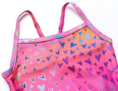 TENVDA Girls One Piece Swimsuits Sport Halter Swimwear Beach Bathing Suit3