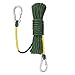 Gonex Static Climbing Rope, 8mm Safety High Strength Tree Climbing Rappelling Rope Indoor Gym Outdoor Hiking Magnet Fishing Fire Escape Rope 32ft 64ft 96ft