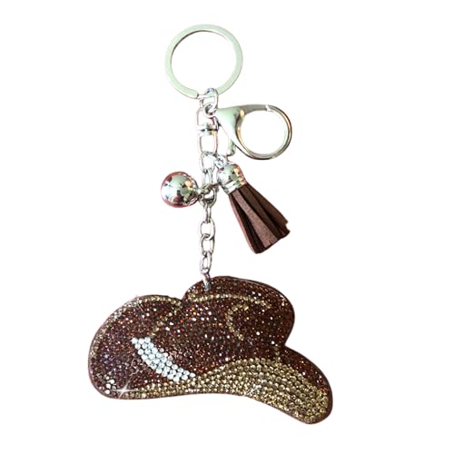 Popfizzy Rhinestone Keychains for Women and Girls, Bling Purse Charms, Birthday Gifts for Her, Backpack Key Chain, Bag Charms