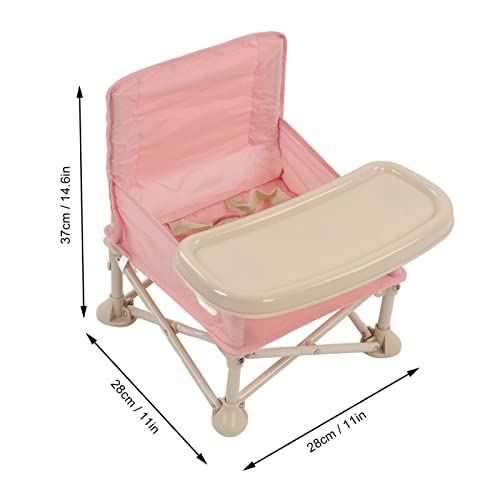 Asiento Elevador de Viaje, Al Aire Libre Bebé Silla Alta Portátil, Plegable Silla Elevadora para Niños Pequeños para el Camping Mesa de Comedor Playa Césped, sin Punta Silla de Comer (#3)