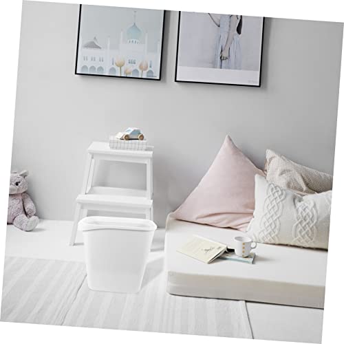 Cabilock Caneca de Basura Rectangular Blanca Moderna miniatura 7
