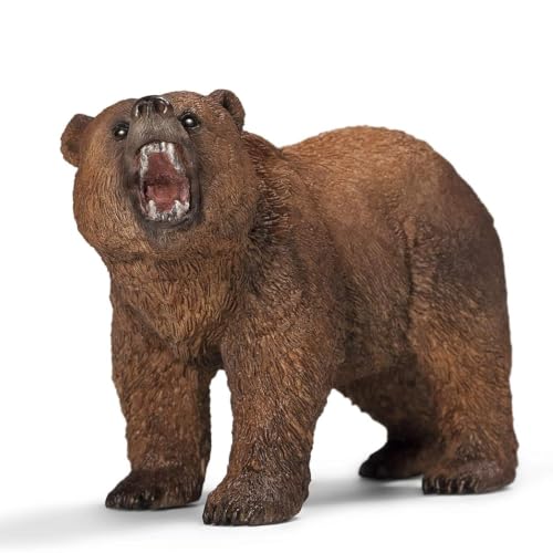Image of FUNFOB Bear Toy Figure Width-10cm Bear Statue Toys for Kids & Adults PVC Multicolour | Animal - Be ar