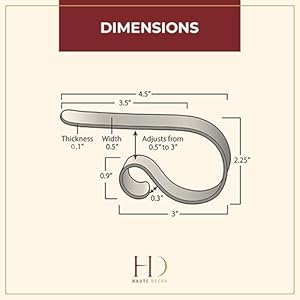 Haute decor the original mantleclip 4 pack brushed nickel hang christmas stockings safely and securely from mantels up to 3 inches thick  urban country home decor