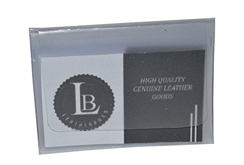 LB LEATHERBOSS Plastic Wallet Inserts for Bifold Trifold Wallets - 6 Pages4