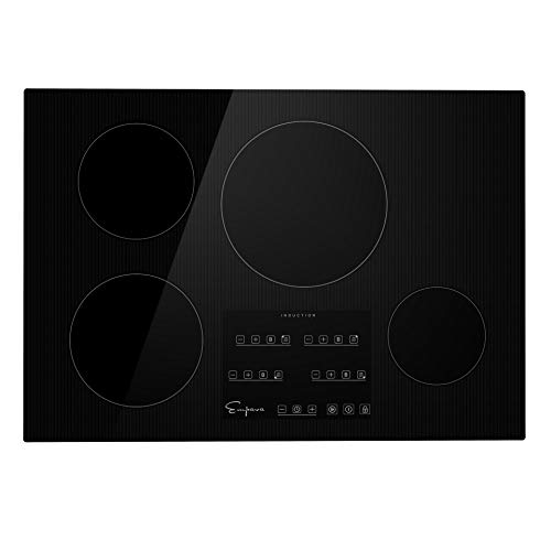 Empava 30” Electric Stove Induction Cooktop With 4 Power Boost Burners Smooth Surface Vitro Ceramic Glass In Black, 30 Inch #TOP1