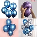 Latex Balloons Pack for Birthday, Party & Event Decoration | Thick Helium & Air Fill Balloons | Matte Finish Celebration Balloons (SkyBlue, Pack of 50) gallery image
