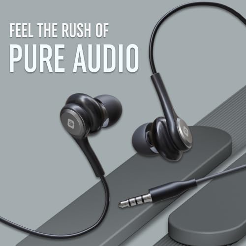 Image of MAKPOWER 3.5mm Wired in Ear Earphones, in-Line Mic, Deep Bass, 1.2M Strong and Long Lasting Brided Cable, Light Weight, Compatible with Mobile | Tablet | Laptop
