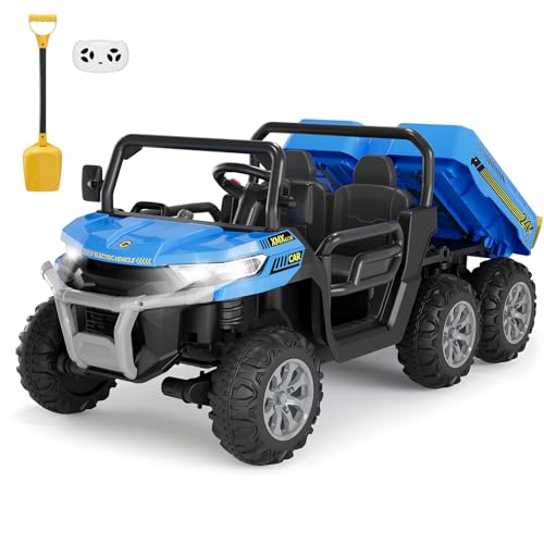 Hetoy 24V 2-Seater Ride On Dump Truck with Parent Remote