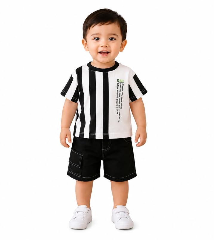 gift for you Baby Boy Clothes Cotton Dress Set | Kids T-Shirt Shorts Combo | Baby Boy Summer Wear | Boys Clothing Set | Kids Dress For Boys Casual Outfit-picture-34