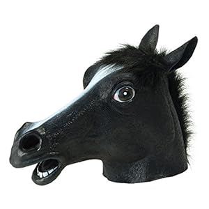 Bristol Novelty BM317 Black Beauty Paardenmasker, meerkleurig