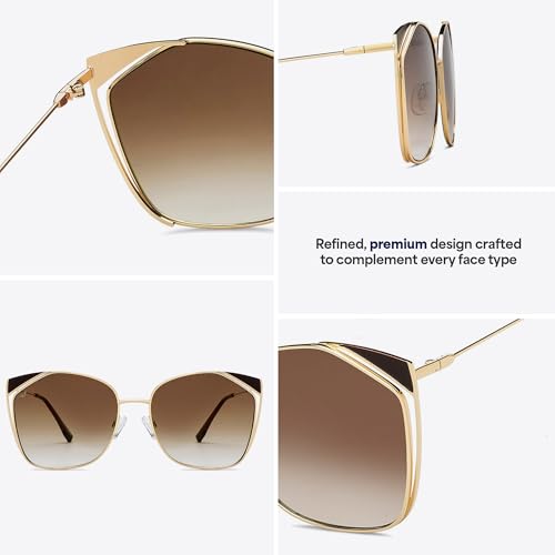 Image of Vincent Chase By Lenskart |Full Rim Cat Eye | Economic Range | Branded and Stylish Sunglasses | 100% UV Protected | Women | VC S15795