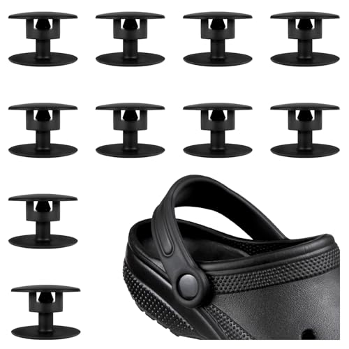 10 Sets Replacement Rivets for Croc Classic Clogs Strap Button Shoe Parts Repair Kit